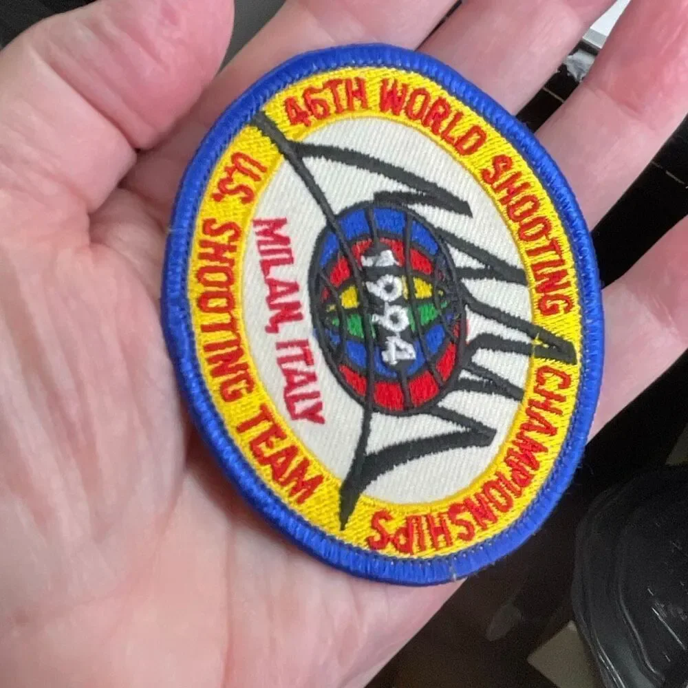 1994 46th World Shooting Championships Milton Italy 3” patch.
